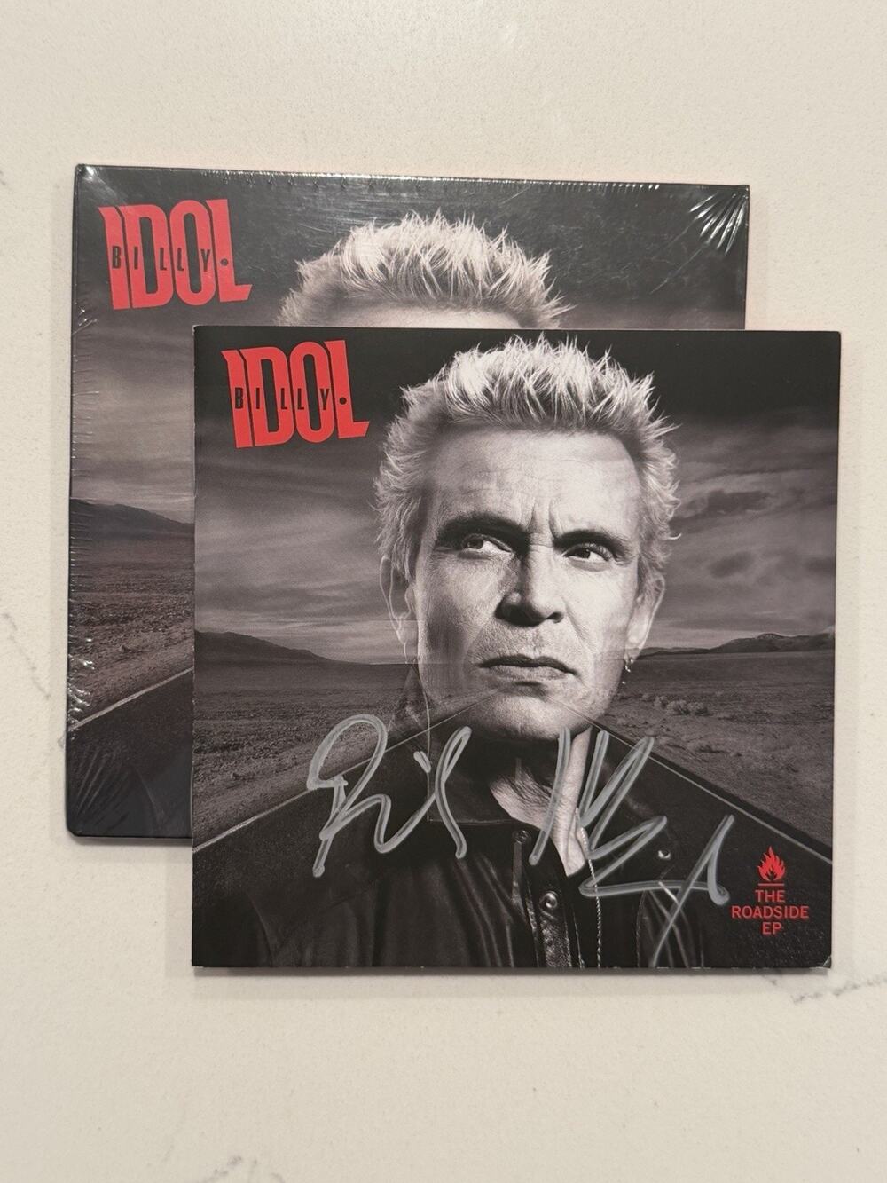 BILLY IDOL SIGNED THE ROADSIDE EP CD OFFICIAL ROCK AUTOGRAPHED #1